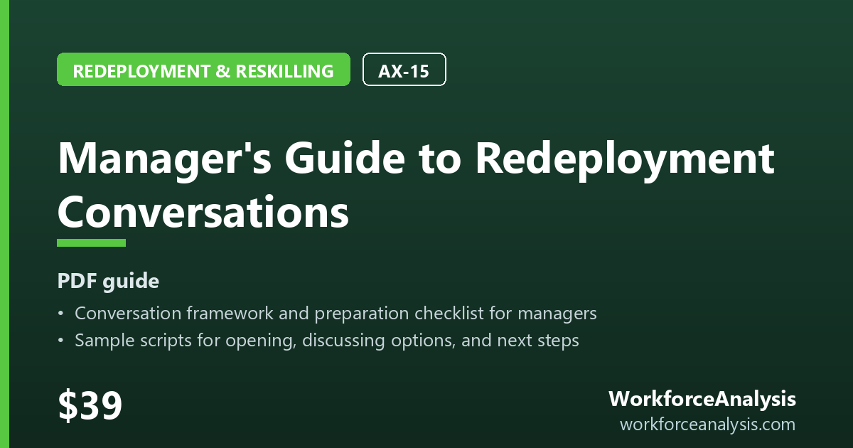 Manager's Guide to Redeployment Conversations